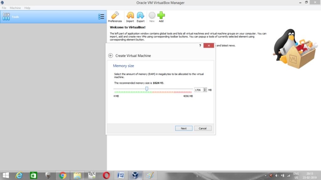 virtualbox with ubuntu