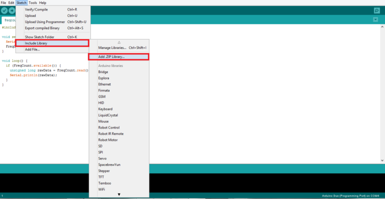 How to install a library in an Arduino by four ways