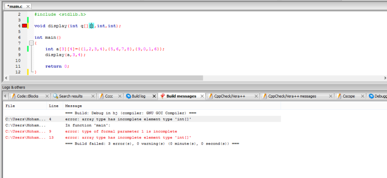 Error type of formal parameter 1 is incomplete - A platform for wireless